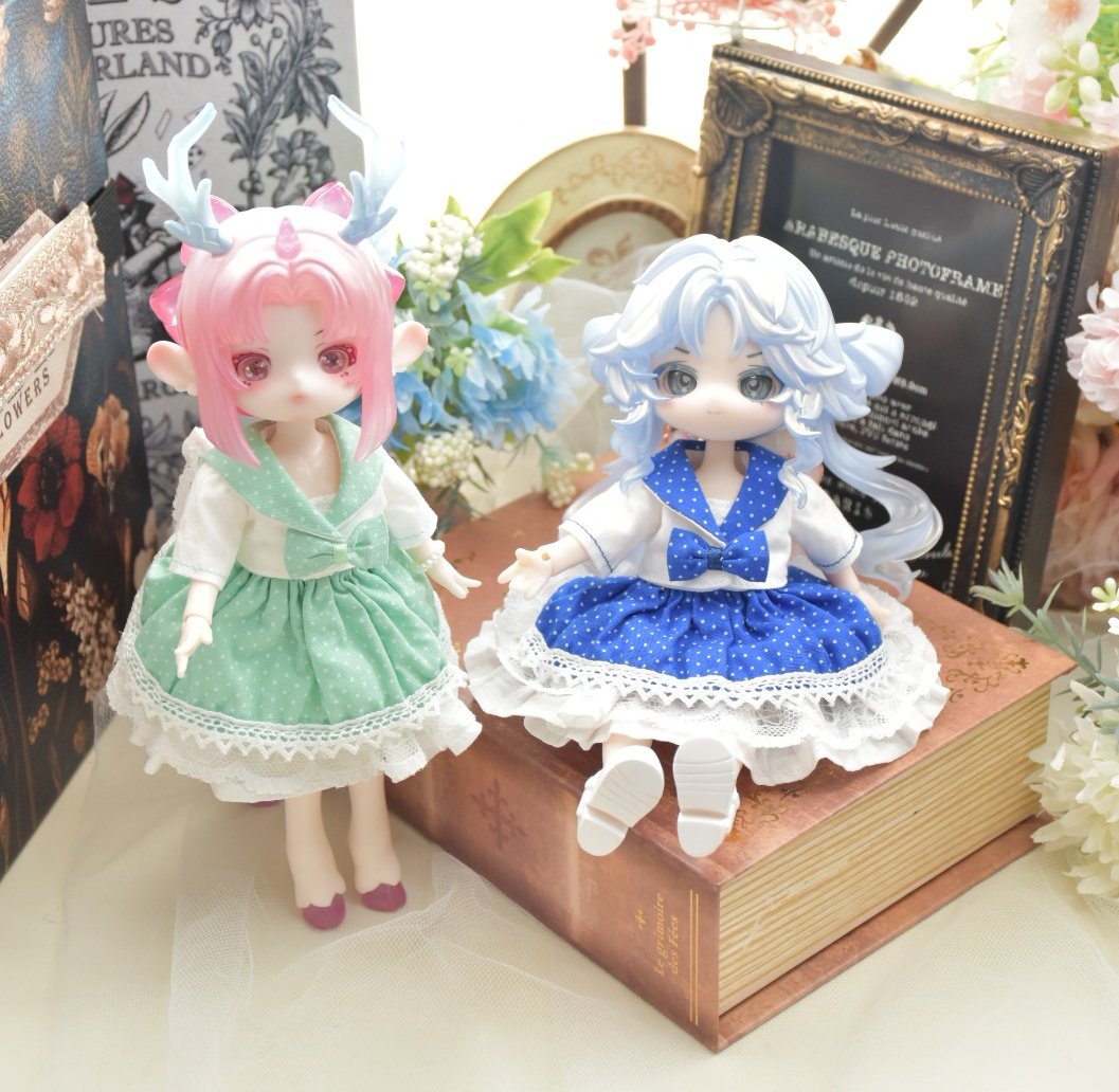 再販】 セーラー服ドレス 2カラー 1/12～1/8ドールサイズ 新色登場に