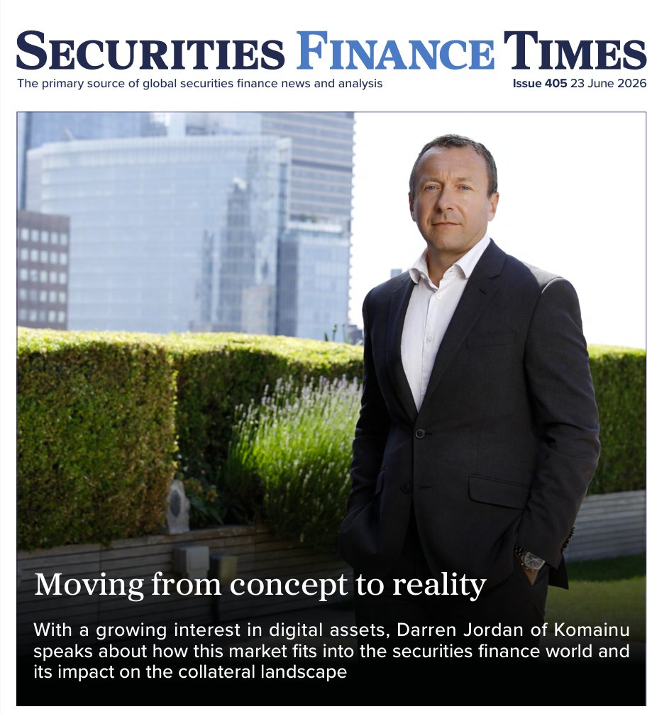 komainu's tweet photo. Collateral infrastructure is becoming the critical bridge between tokenisation and practical market adoption.

In a recent interview with @SecFinTimes, Darren Jordan outlined how Komainu is helping institutions put digital assets to work within familiar financing frameworks by reducing settlement risk, improving capital efficiency, and building the governance foundations that institutional participation requires.

Read the full interview here: https://t.co/JnDWpBwe2B