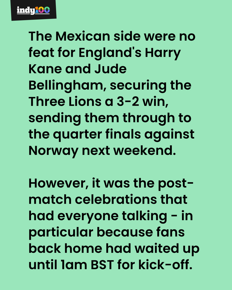 indy100's tweet photo. ‘Swapped oxygen for helium’ ⚽
By the time it came to chatting with the BBC after post-match celebrations captain Harry Kane's voice was completely and utterly gone from singing.
#BBCSports #HarryKane #WorldCup2026 #WorldCup #Football
https://t.co/DDF7LRxr0H https://t.co/mLmVCqYJQQ