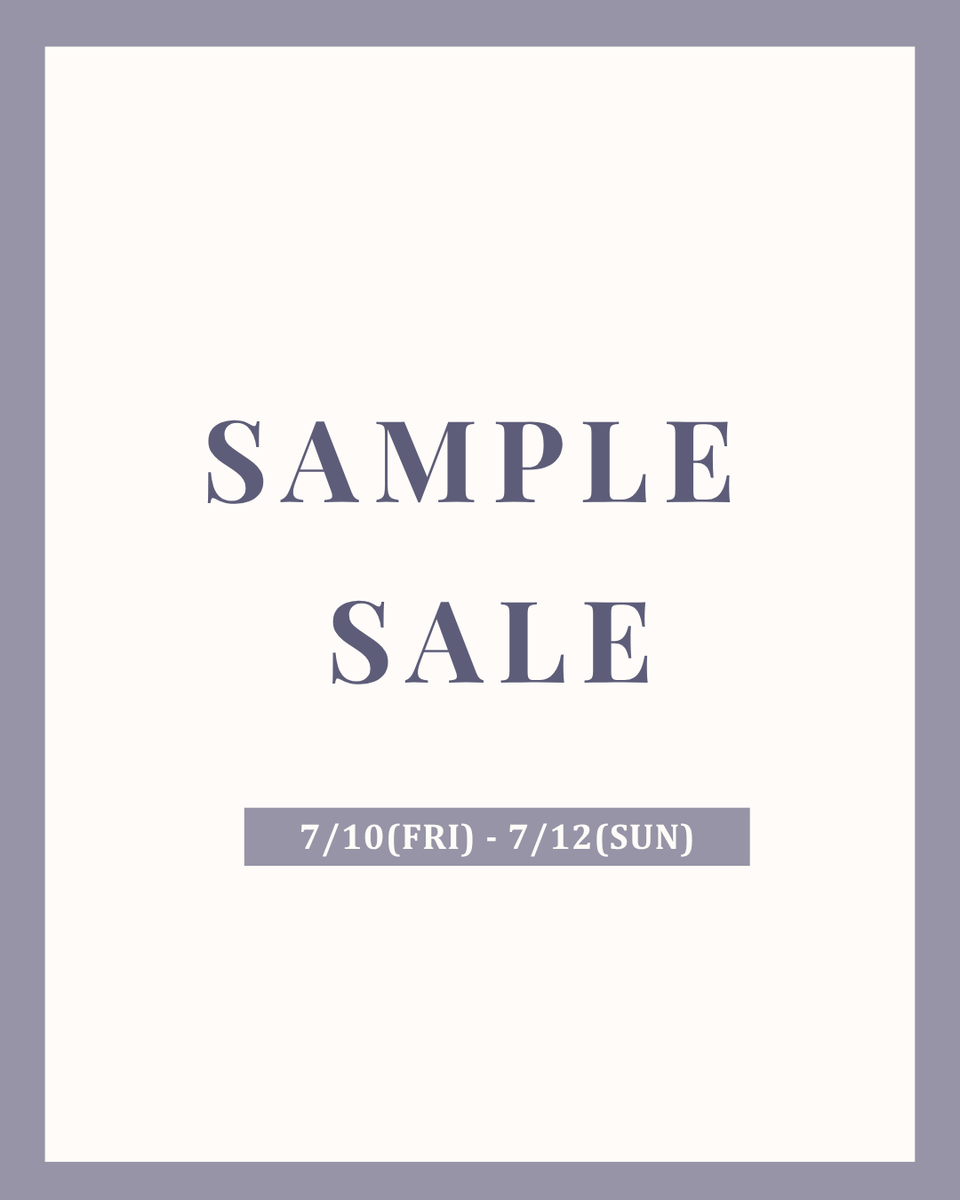 Fint_MIO's tweet photo. 𝗦𝗔𝗠𝗣𝗟𝗘 𝗦𝗔𝗟𝗘🫧
7/10(金)〜7/12(日)
3日間限定でサンプル商品を展開いたします*
珍しいアイテムも見つかるかも！？

【サンプルとは？】
製品化される前に作られたアイテムで
1点ものや製品とは異なるデザインがございます♡

2buy10%OFFも開催中です✨
※一部除外品あり※サンプル対象外 https://t.co/PNhBKQXcyg