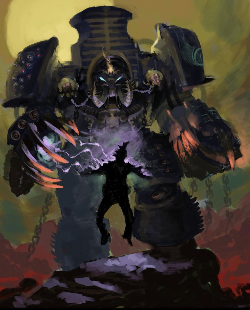 40kARTdotcom's tweet photo. Chaos Terminator Aligned with Tzeentch Warhammer 40k Artwork

Artist: @heshoid5 https://t.co/MFai82lbmX