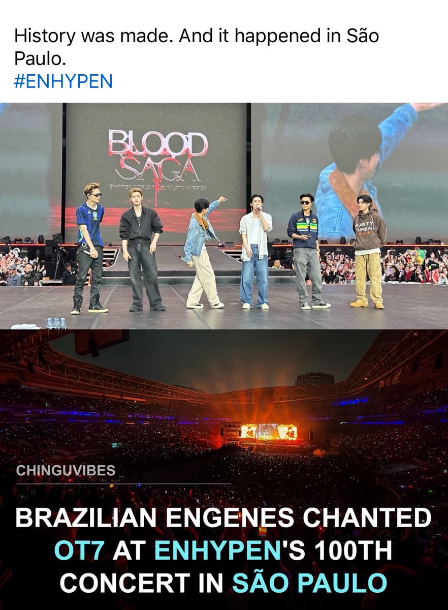 kngyzas's tweet photo. yeah history was made. first ever stop who disrespected the six members, gave credit to the man in a basement and STILL nothing changed. 

enhypen is still six 😂 https://t.co/FKT5WBqfYg