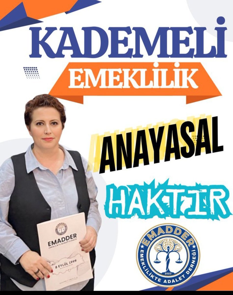 ihsangun66's tweet photo. @mihribanugurluu Kademeli Emeklilik hakkımızı alana kadar mücadeleye devam edeceğiz ✊ 
Kademe Bizim Anayasal Hakkımızdır.
@EmadDernegi
#KademeÇıksınArtık https://t.co/zjNvIJxl1i