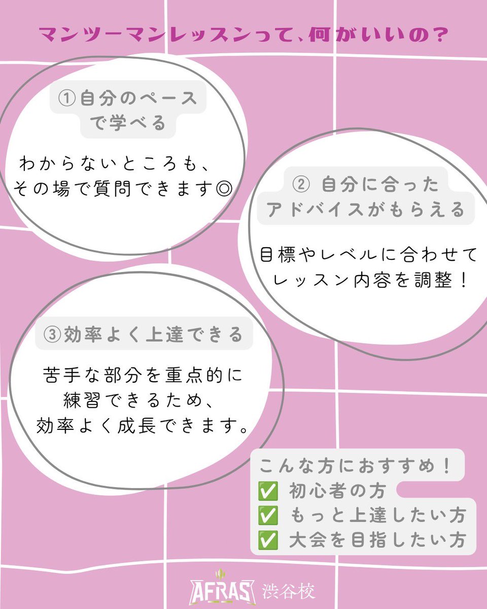 afrasShibuya's tweet photo. マンツーマンレッスンって、どんなイメージがありますか？🎮

「ゲームを始めたばかり」
「大会を目指したい」

そんな様々な目標に合わせて、
プロ講師が丁寧にサポートします✨

無料体験レッスン申し込みはこちらから！
▶︎ https://t.co/MHr1XMIm0z

#eスポーツスクール #AFRAS #アフラス #渋谷校 https://t.co/uNKYwQZLkI