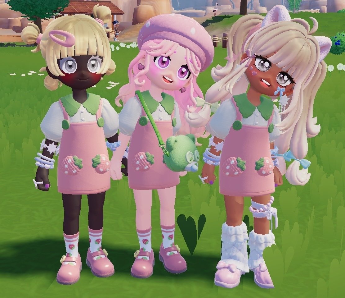 yucha_htpa's tweet photo. いちごちゃんオソロ🍓🤍

#ハートピア
#heartopia
#ハートピアスローライフ https://t.co/8Lwfyhaebq
