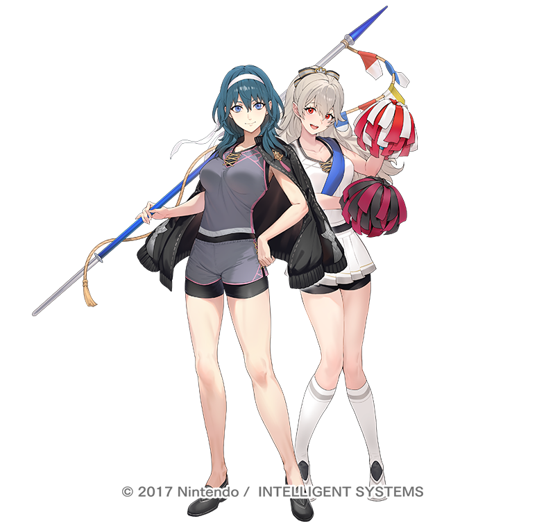 kakage0904's tweet photo. ■お仕事のお知らせ
『ファイアーエムブレム ヒーローズ』
双界英雄「双界ベレス＆カムイ女」を担当させて頂きました！
普段とは違う緩んだ表情で運動祭を楽しんでます🙌
#FEヒーローズ https://t.co/Qmkh0OqM5h