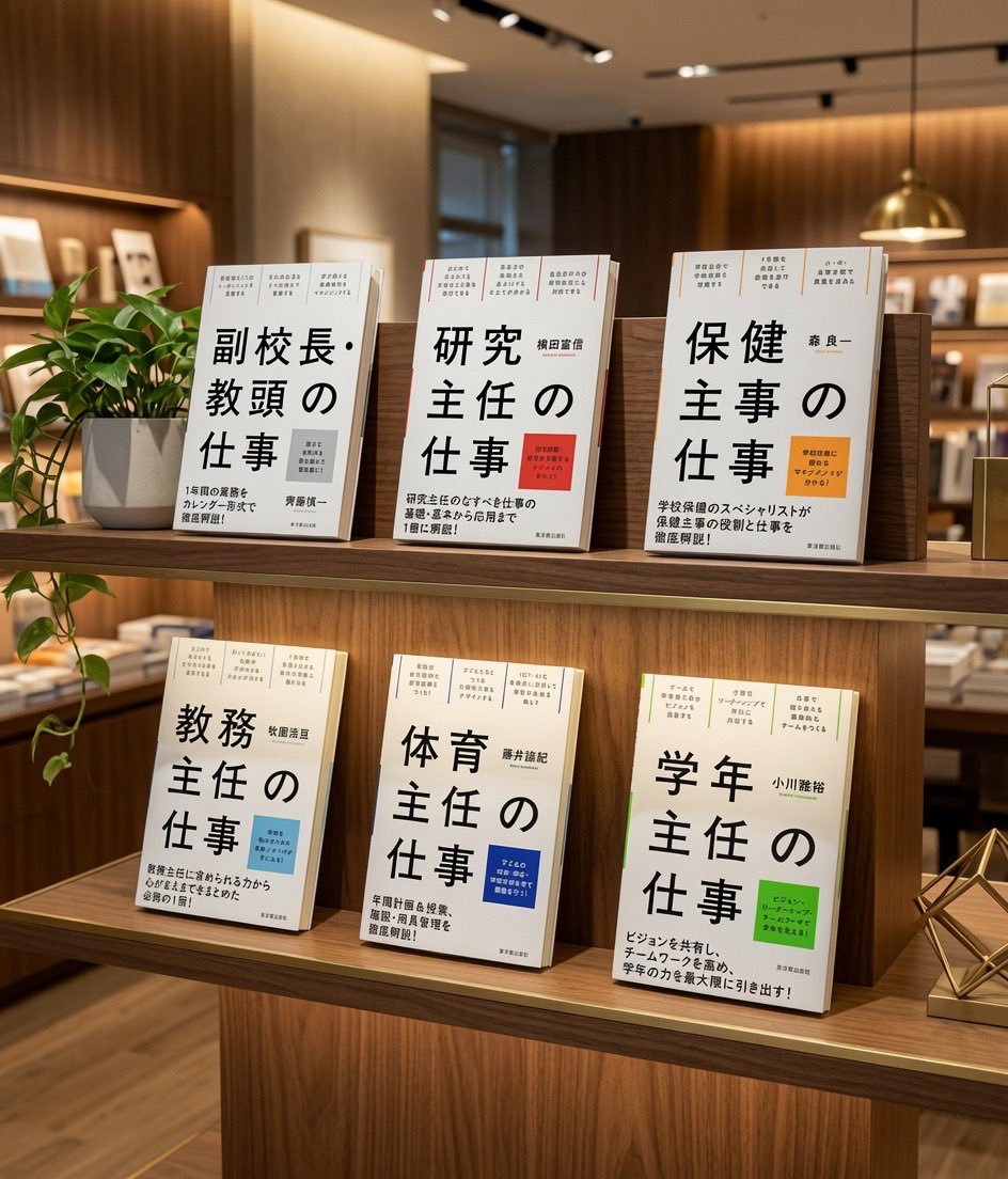 226editor's tweet photo. 仕事シリーズ・最新刊
『体育主任の仕事』7月29日発売です！

これでシリーズ6冊目。
若手からベテランまで、ぜひ！ https://t.co/wlTbRRRpsE