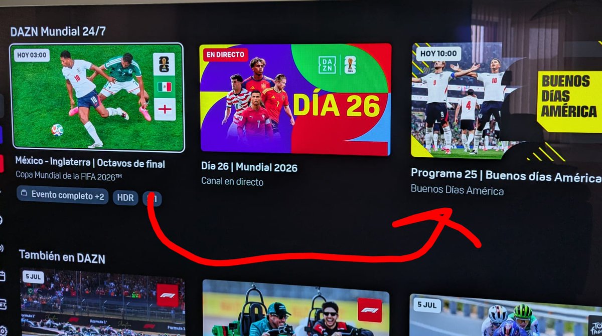 Reibato's tweet photo. @DAZN_ES Gracias Dazn por hacer spoiler a primera hora de la mañana del partido, sois unos cracks... https://t.co/wlNoKj1xu8