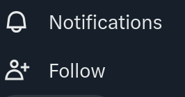 0xMorax's tweet photo. @luciascarlet It's a premium feature tho? I personally would like this "follow" tab removed https://t.co/CkHjwexDSH