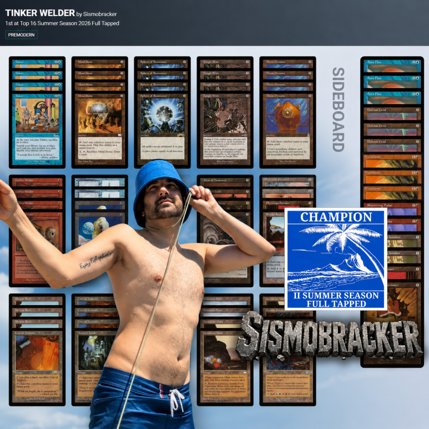 FullTappedMTG's tweet photo. Ya terminó nuestra II Summer Season y este fue nuestro campeón de 96 jugadores. https://t.co/icfJxzgnpH
