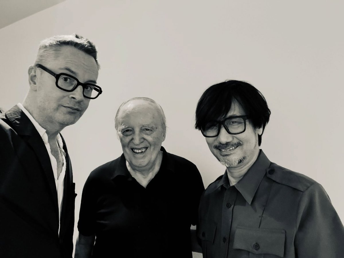 NWR_pic's tweet photo. NWR posted new photos

with close friends
Hideo Kojima
Dario Argento
Gasper Noe

and…
Mathieu Kassovitz (👀‼️‼️‼️)

more on NWR's Instagram 👇
https://t.co/RmgwappxkA https://t.co/cdLNz2YPCv
