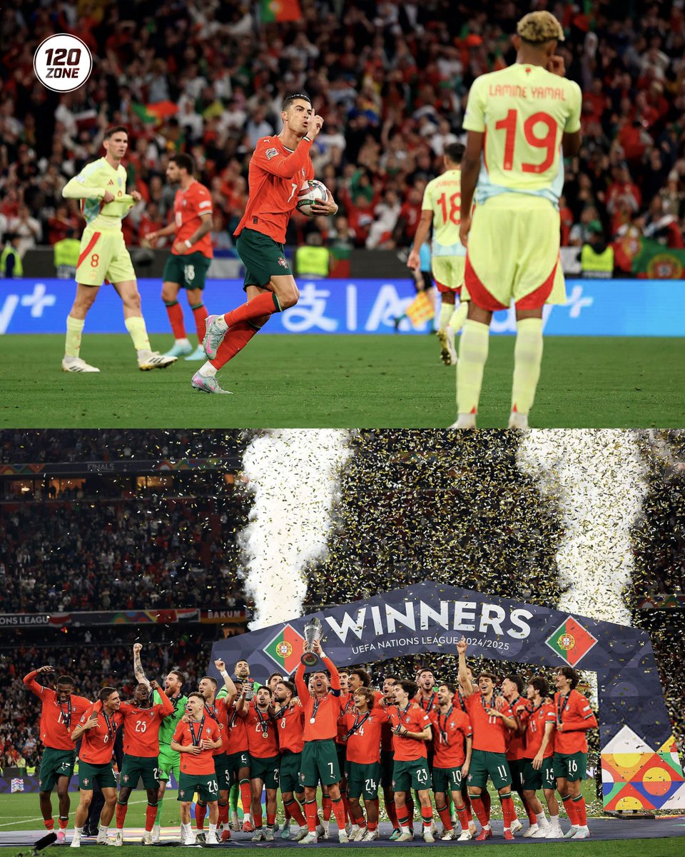 120zone's tweet photo. España y Portugal vuelven a cruzarse. 🔥

La última vez que se enfrentaron pasó de todo… ¿Qué nos espera esta vez? 👀🇪🇸🇵🇹 https://t.co/VXK3mmOdsM