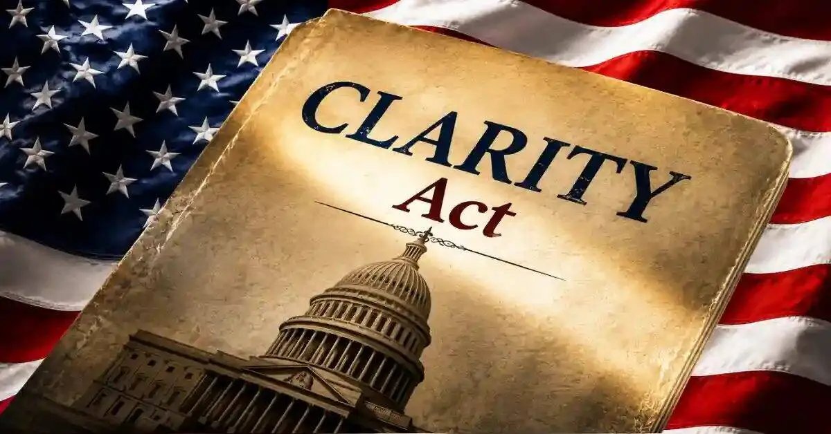 CW8900's tweet photo. CLARITY Act: The Real Deadline Ahead

Status: Passed Senate Banking Committee 15-9 (May 14). On Senate Calendar No. 423. No floor vote scheduled yet.

Key Dates:
July 13: Congress returns from break
August 7: Last Senate day before summer recess

Why It Matters: If the Senate does not pass it before recess, US crypto rules could slip to mid-2027 as midterm politics take over.