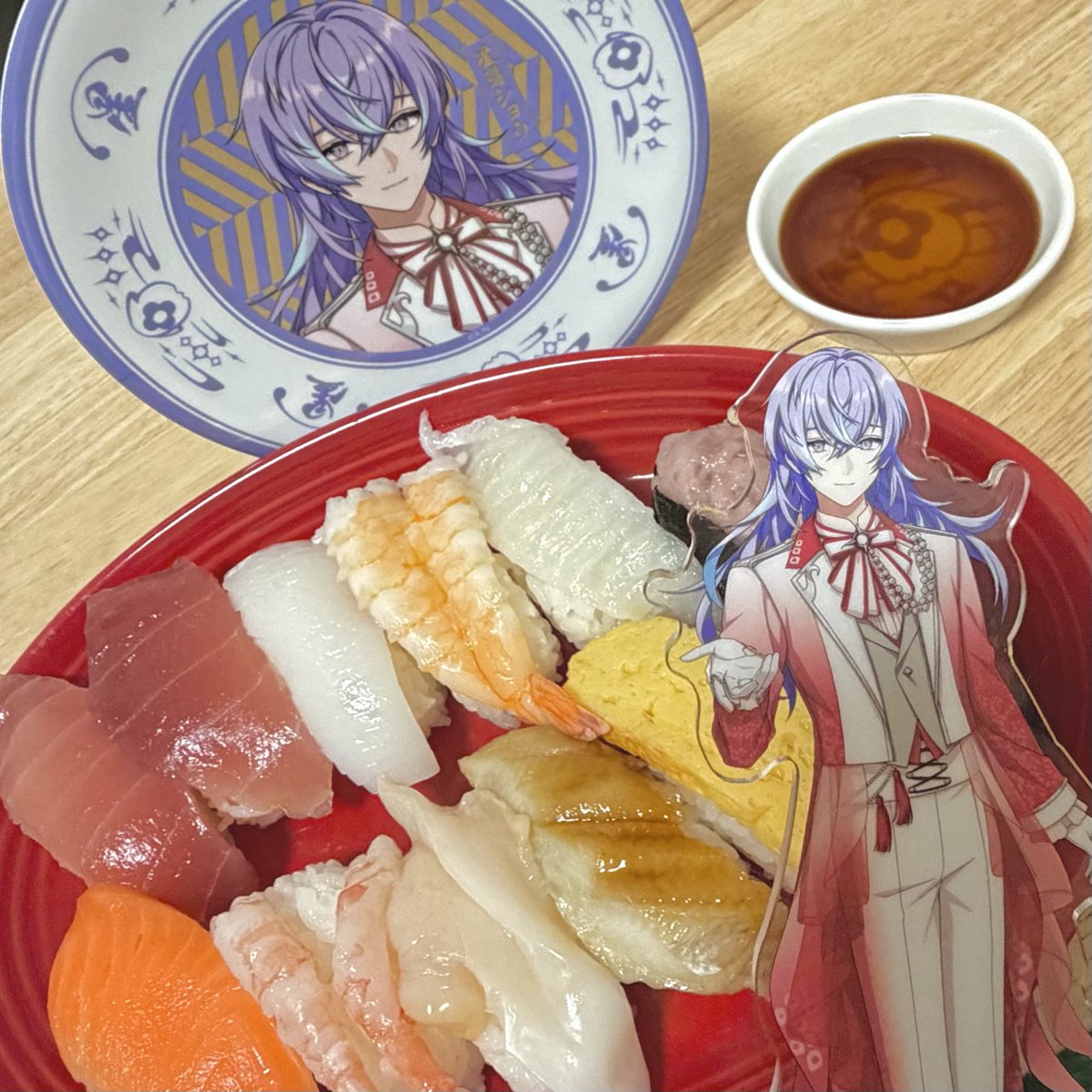 uio8dog's tweet photo. 寿司でたまらない〜🍣🎶 https://t.co/hmffdvwrFf