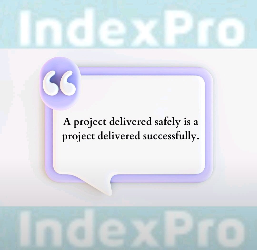 Indexproltd's tweet photo. Monday Motivation from IndexPro

A project delivered safely is a project delivered successfully.
This week, let safety lead the way because excellence starts with protection.

Stay safe, stay focused, stay successful. 😊

#MondayMotivation
#IndexPro
#SafetyFirst https://t.co/0KynudJ1eL