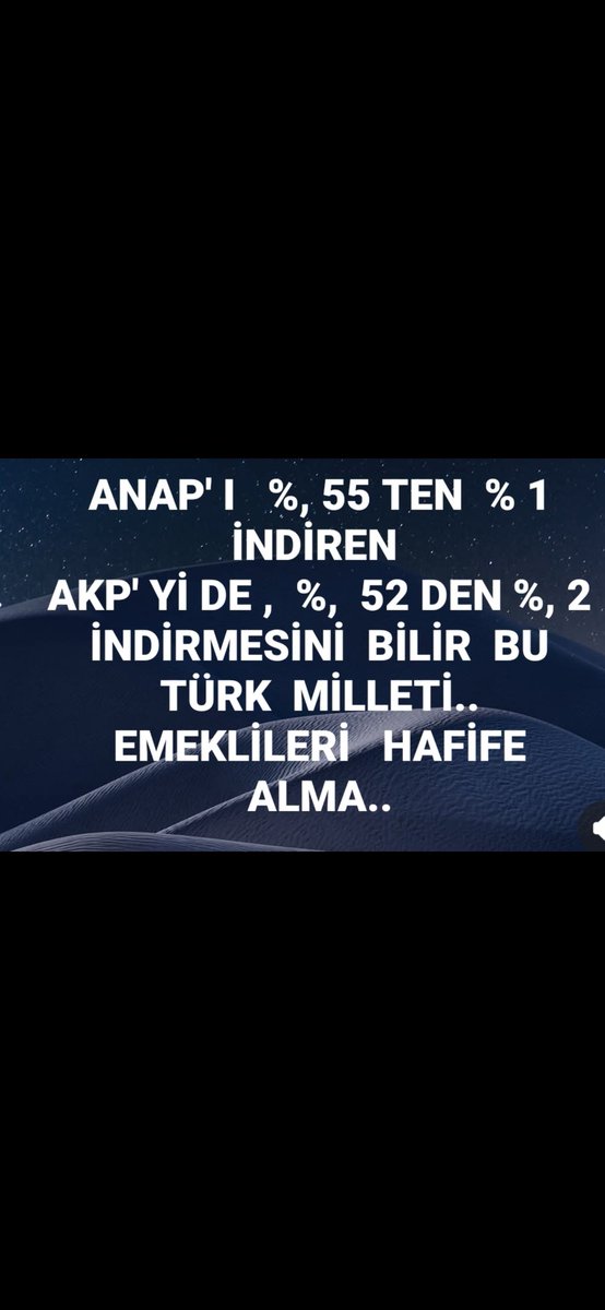 Torlakibrabybe's tweet photo. @BeyhanArk2 AKP    YORULDU   ARTIK   YETER....!! https://t.co/6b3fnRvQB3