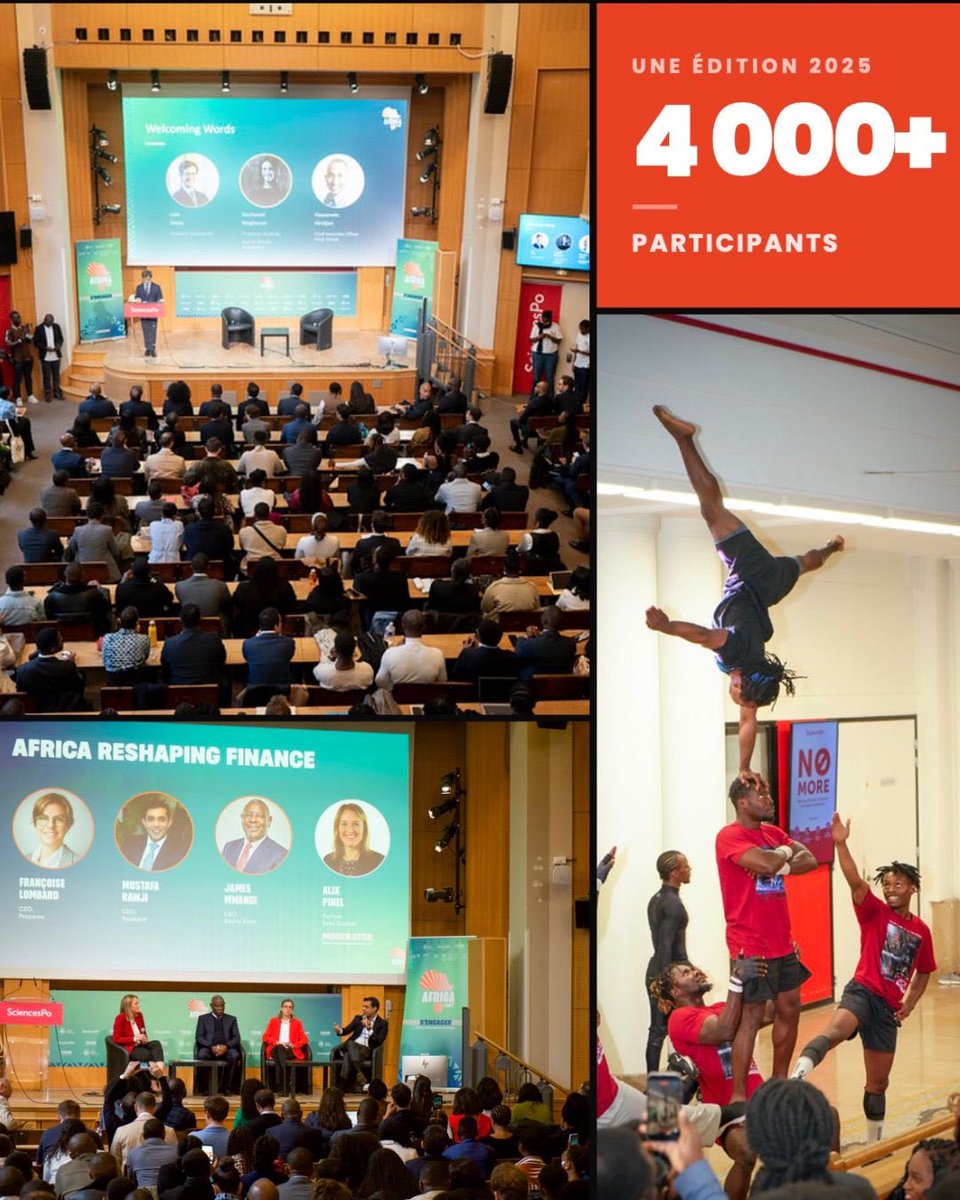 africa_day11's tweet photo. Retour en images sur #AFRICADay25 

+4 000 participants, des échanges inspirants et une énergie incroyable à Sciences Po Paris. 🌍

Le meilleur reste à venir…

📅 Rendez-vous le 3 octobre 2026.
🎟️ Inscriptions ouvertes : https://t.co/sDoWYLbkNU

@AxianGroup  @sciencespo https://t.co/ZeDP71GW2s