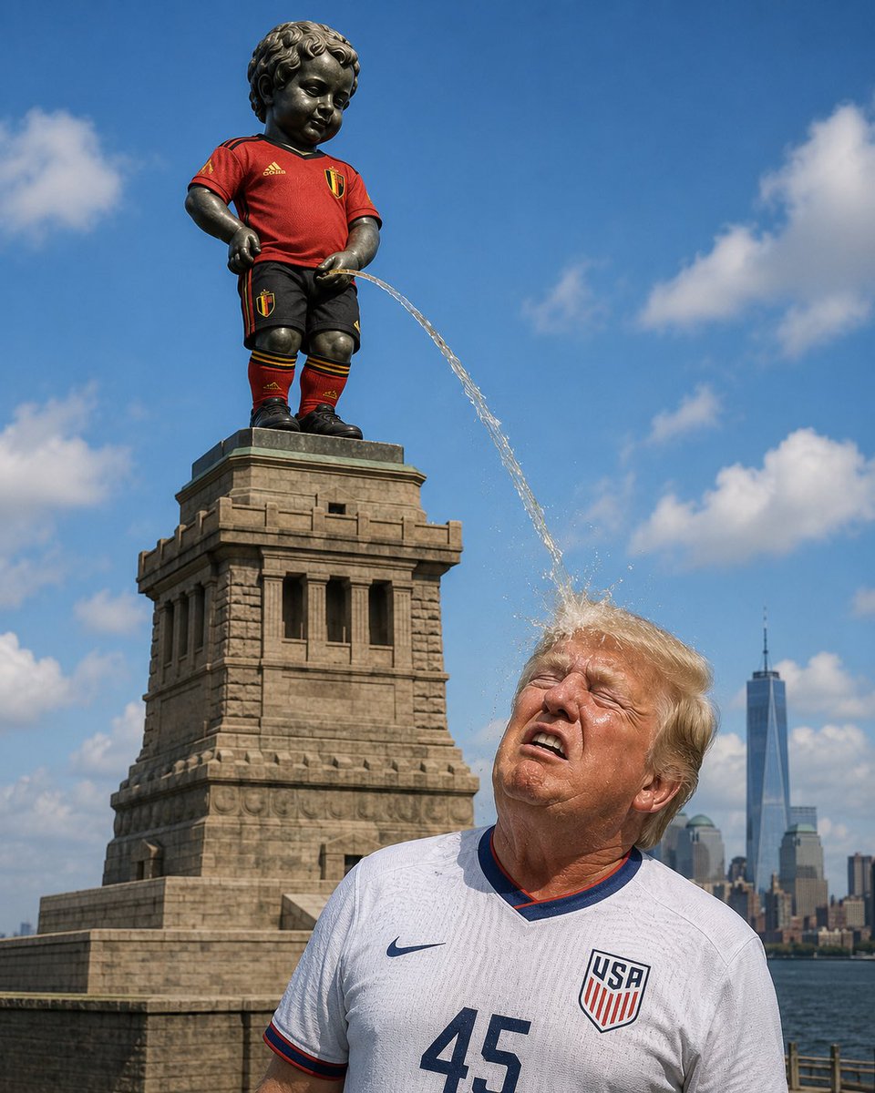 StephaneThirion's tweet photo. On te pisse dessus ducon #balogungate #trump #TrumpsAmerica #Withehouse #fifa #worldcup26 #magia #InfantinoMustGo #InfantinoIsTrumpsBicht #infantino https://t.co/zUjci7ZDtd