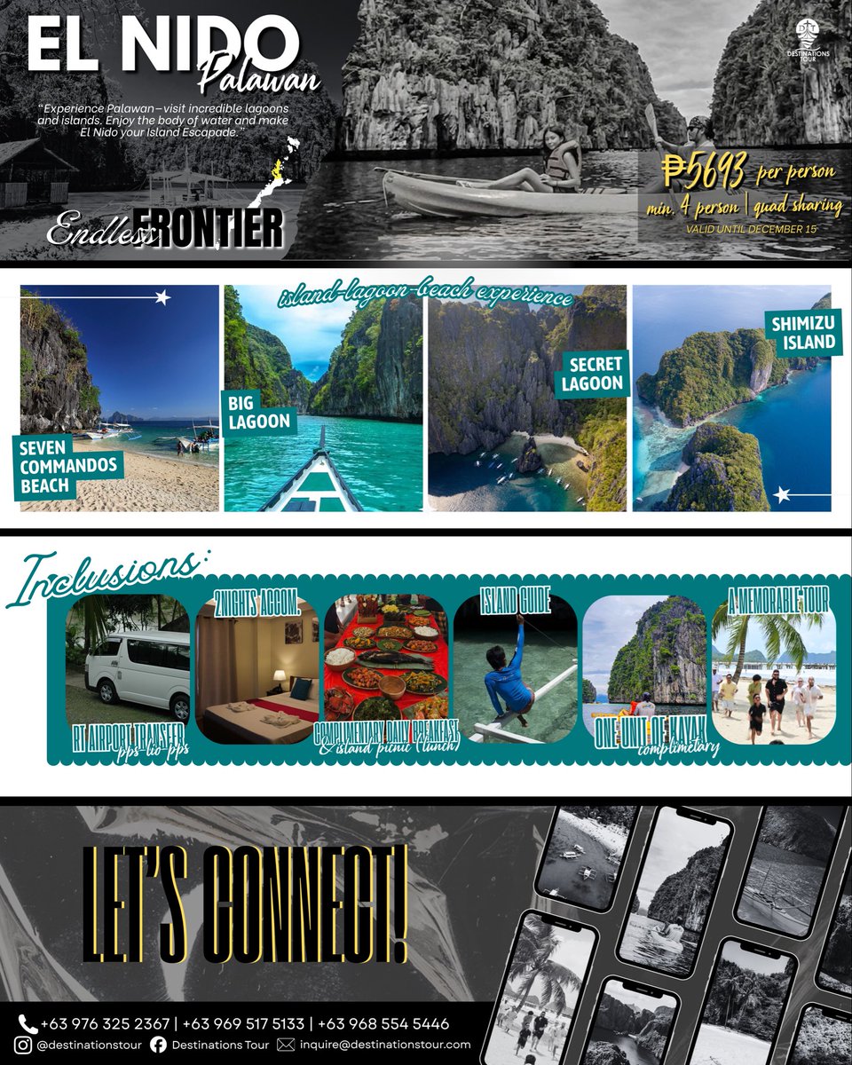 destinations_tr's tweet photo. Some places are meant to be admired, but El Nido is meant to be experienced @destinationstour https://t.co/ViWT2WSaAb