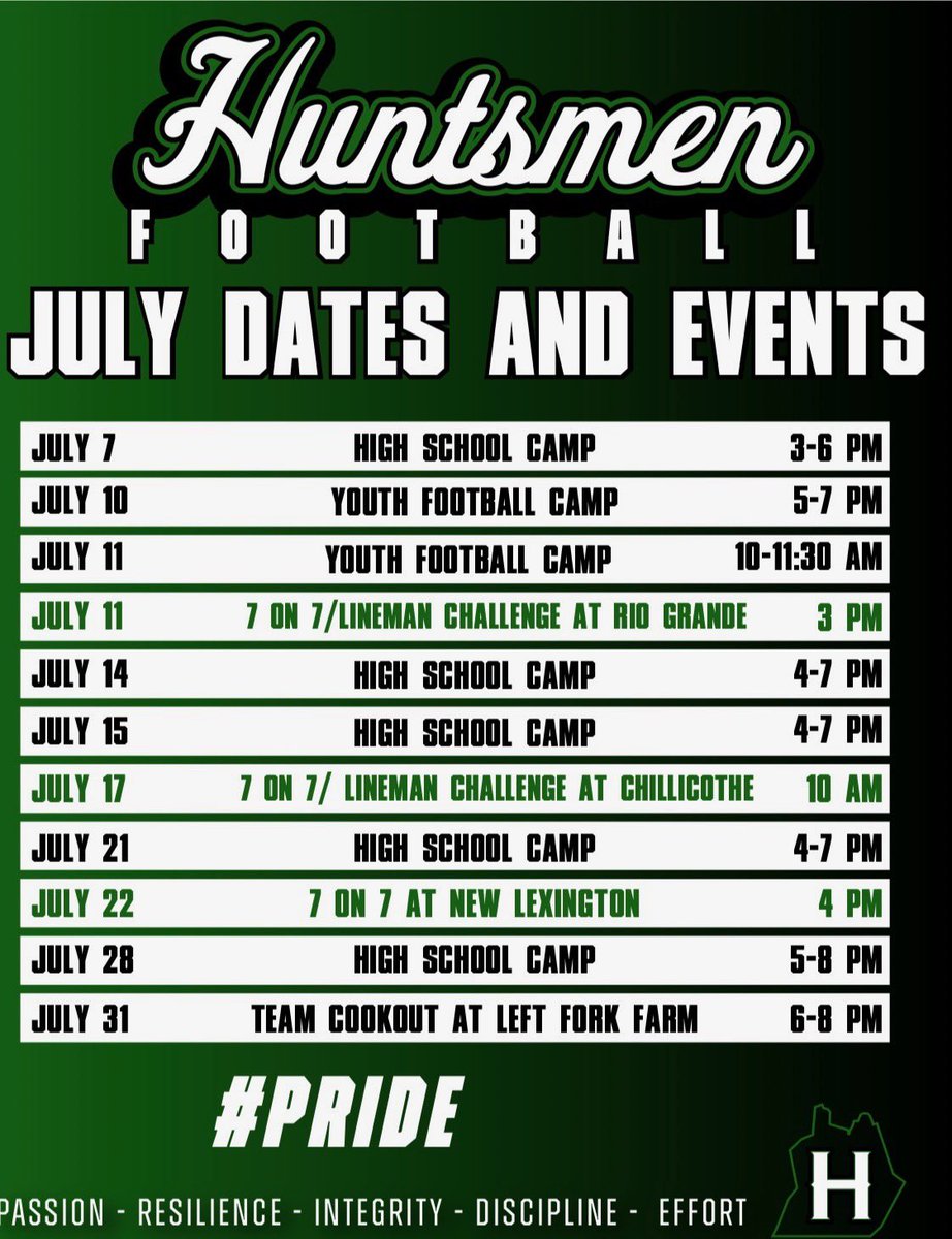 Huntington Huntsmen Football tweet media