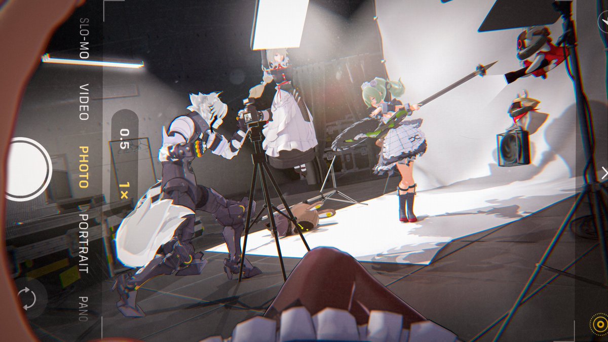 Vanta_3d's tweet photo. Official Promo vs Reality👔🦈

Lycaon: We must boost Corin’s popularity! 

Ellen: This sucks. Corin sliced a light in half out of panic and a piece crushed Butler. But the pic is great. Do not delete📱

Models by @WaffleNSFW

#Corin #Ellen #Lycaon #Rina #zzzero #zenlesszonezero https://t.co/utauqt6bNK