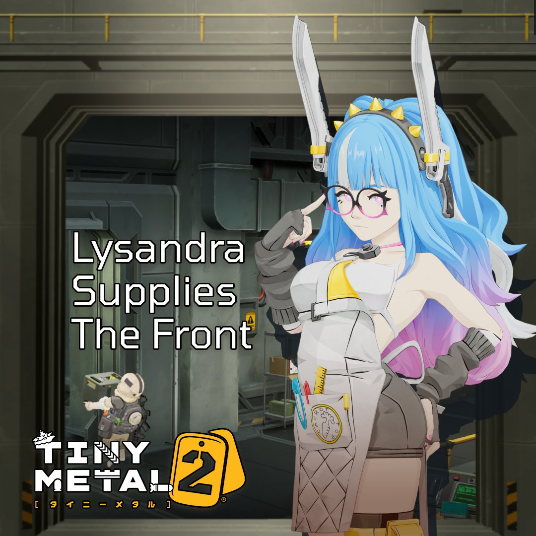 tinymetalgame's tweet photo. ⚔️Meet Lysandra Echo - our Quartermaster⚔️
Quiet. Observant. Precise.
Everything needed to keep our backline running.
But there's far more to Lysandra than first meets the eye.
🎨 Character Design: Yusuke Kozaki (@kymg)
#TINYMETAL2 #CharacterDesign #YusukeKozaki https://t.co/Bsycbutmmq