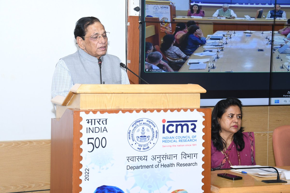 ICMRDELHI's tweet photo. Powering CSR Partnerships for Rare Diseases: Driving Access, Equity &amp; Hope ✨

ICMR convened a high-level dialogue chaired by Prof. V. K. Paul, Former Member (Health), NITI Aayog &amp; Dr. Rajiv Bahl, DG, ICMR, with representatives of ministries, PSUs, clinicians &amp; CSR stakeholders. https://t.co/RdAVIbImJ4