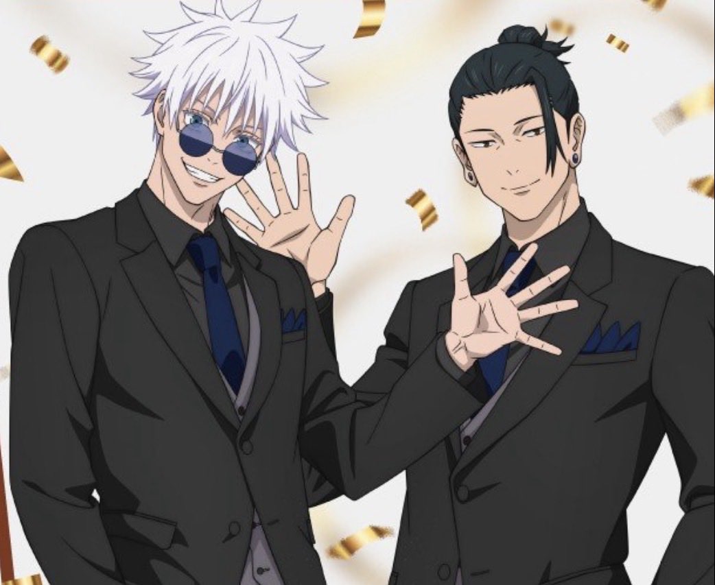 ceivesxo's tweet photo. They’re so handsome when they’re drawn in suits together https://t.co/t2VUX5VnqI