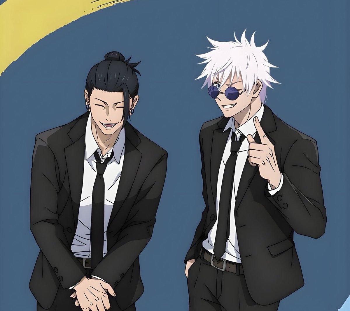 ceivesxo's tweet photo. They’re so handsome when they’re drawn in suits together https://t.co/t2VUX5VnqI