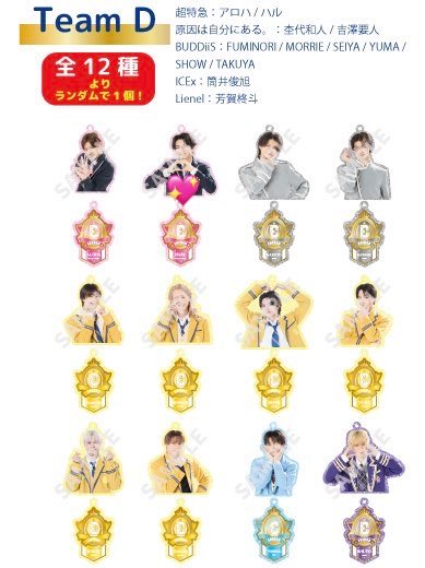 rysh_os's tweet photo. エビライ グッズ 交換 仮約束

【求】TeamD ハル

【譲】TeamD 他メンバー

各5-10個購入予定です。

8/15現地にて手渡し（優先）又は郵送可能です。関西での手渡しも可能です。

お心当たりのある方はご連絡お待ちしております。 https://t.co/JBmVmtZ5nu