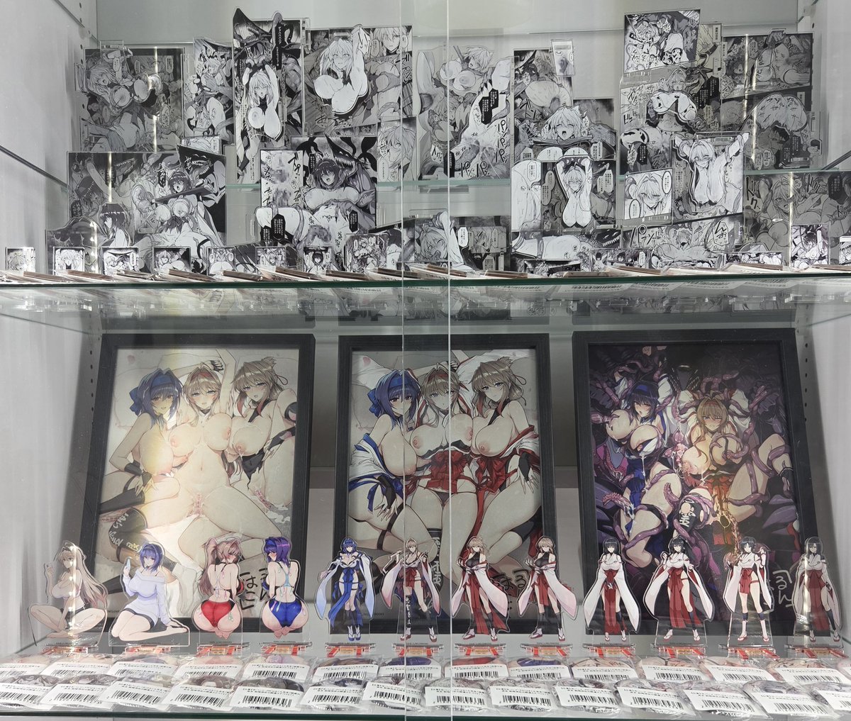 Ryo086523's tweet photo. はるこん先生（@ore_halcon ）の破魔の巫女　剣崎神社の開運スケベくじ
グッズ全て届いたので飾りました！

グッズフルコンプ出来ました😁 https://t.co/oLocPCEjBQ