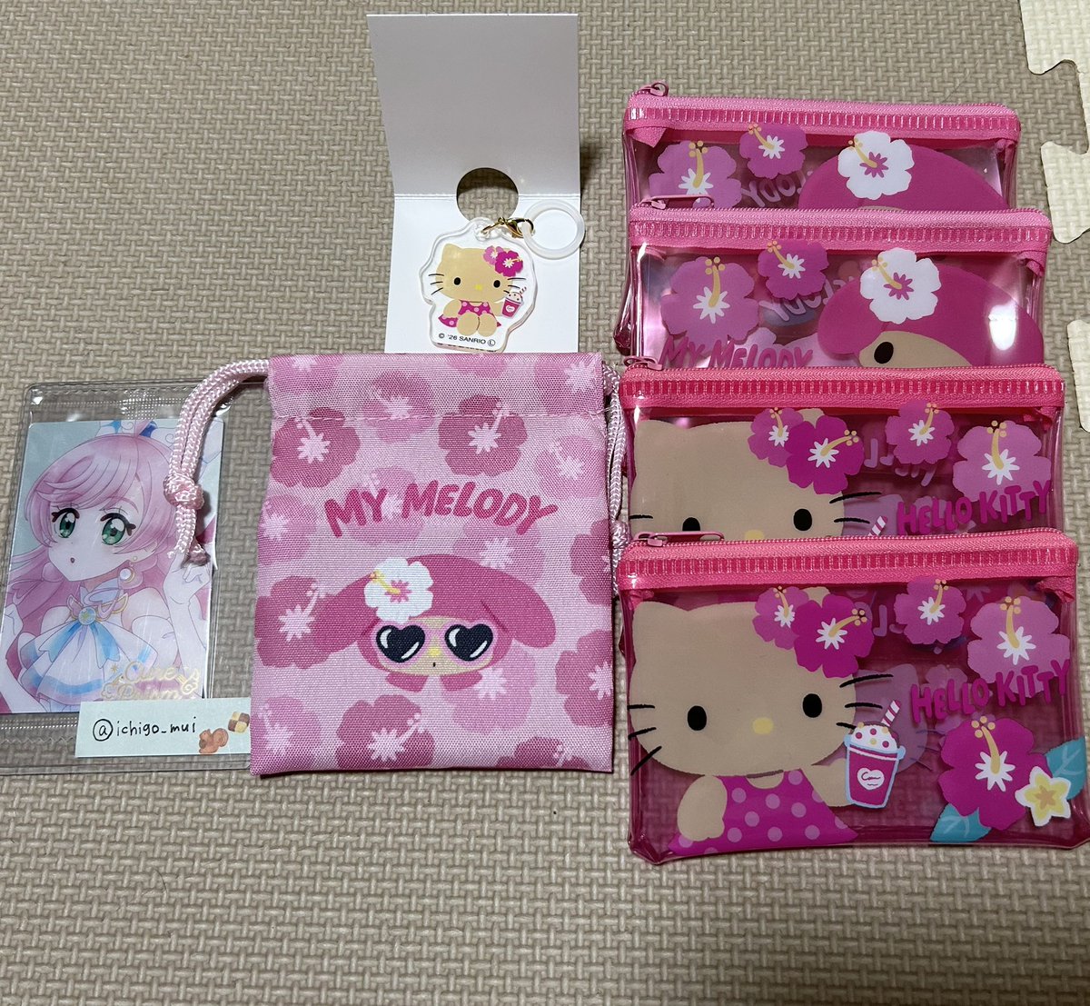 ichigo_mui's tweet photo. 【交換】
サンリオキャラクターズ
サマーバケーション
フラットポーチ マーカーチャーム プチ巾着

(譲)画像各種キティ・マイメロ

(求)ポーチ ポチャッコ2
ポムポムプリン・シナモロール
プチ巾着/マーカーチャーム ポチャッコ

郵送希望。まとめてで優先ですがお気軽にお声がけ下さい。 https://t.co/NJS0dupOcn