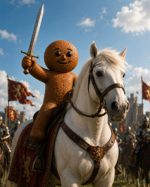 nigletonchain's tweet photo. This Niglet used to fight as a knight in medieval times.

On a white horse. https://t.co/JK4SyQUnPm