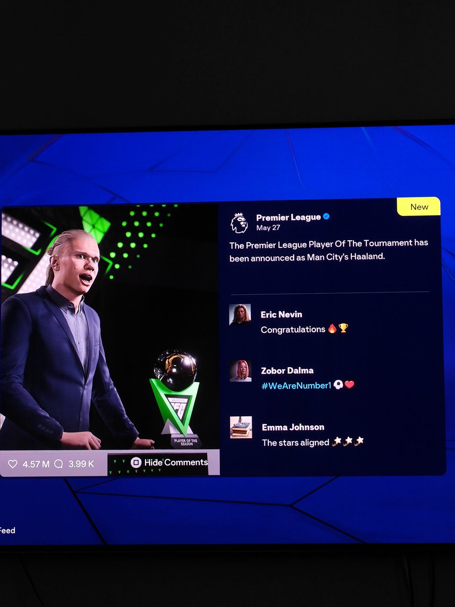 iliqueur's tweet photo. Waddingham literally breaks the space-time continuum by scoring 64 goals in a single Premier League season, but EA logic decides Haaland wins Player of the Season because of a 0.4 higher match rating. This game is an absolute joke. Career Mode is coded by absolute clowns.

​#EALogic #CareerModeIsBroken #FixCareerMode #Robbed #EAFC