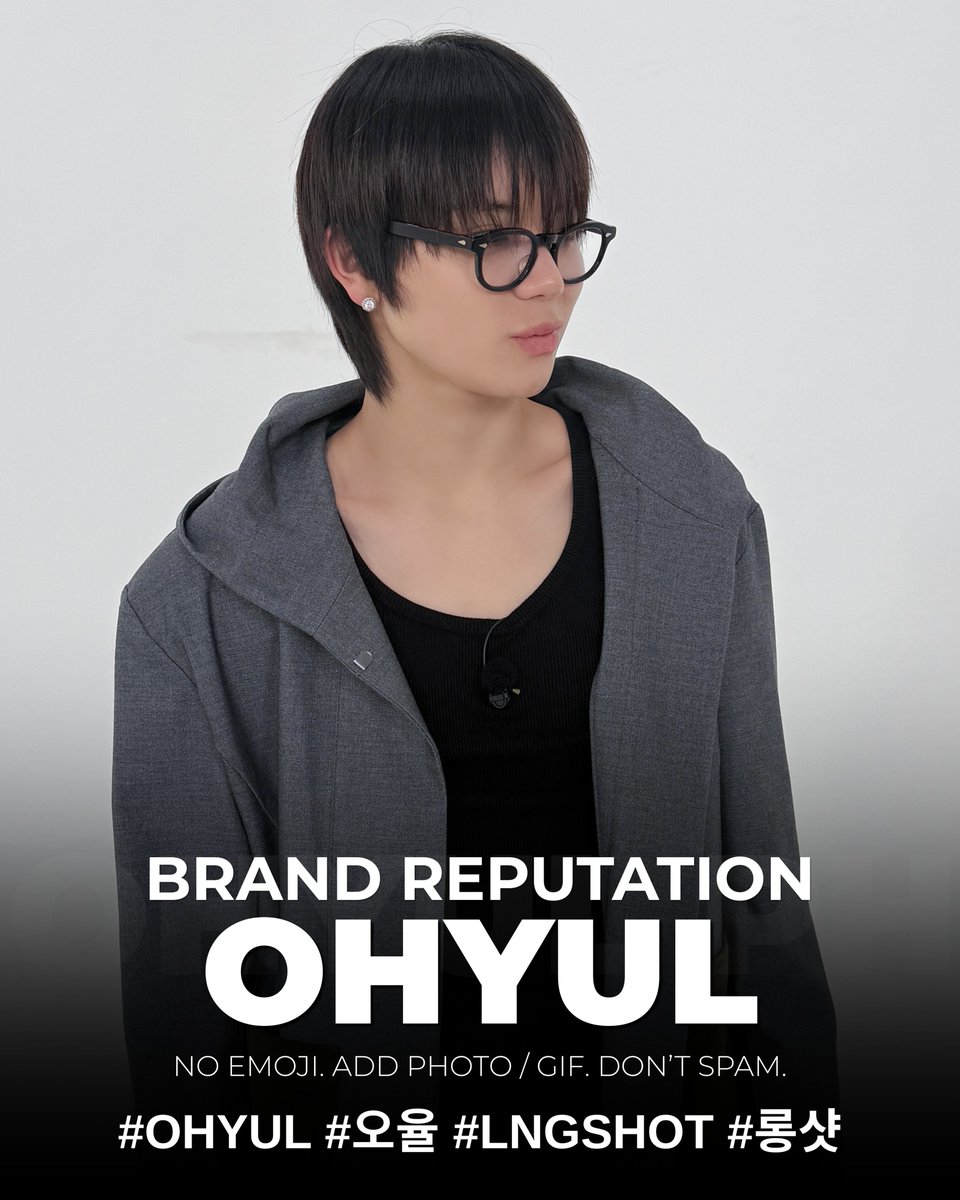 OHYULPH's tweet photo. 🚩 HASHTAG PARTY 

Brand Reputation for OHYUL  

What's the first word that comes to mind when you hear "Ohyul"?

Use the following hashtags when you post your answer via comment or QRT:
 #OHYUL #오율 #LNGSHOT #롱샷

Guidelines: 
No emojis. No spam. Add photos, videos, or GIFs to boost visibility. 

GOAL: 100 LIKES • 50 COMMENTS