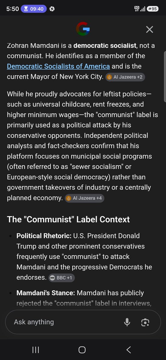 GuyGrrCounter's tweet photo. @MThompson372 @JeremiahDJohns Unaware of Mamdani ever being a member of the CPUSA. Do tell

Would ask you to contemplate your feelings if e.g. Soros called for Musk to be denaturalised and deported purely on political disagreement with him- calling him a traitor to the country https://t.co/d2ywtBQrxB