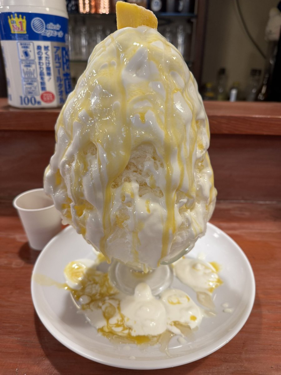 yang13ht's tweet photo. 茅野市の「不思議なかき氷」に行った。
大きいし美味しいし、大変素晴らしい。 https://t.co/kGrLP6goMD