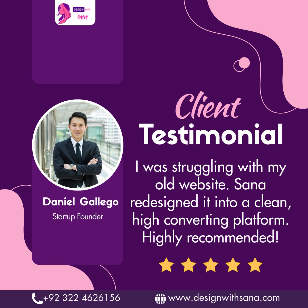 design84169's tweet photo. Trusted by Businesses That Want Results

Professional websites that build trust, attract leads, and help your business grow.

🌐 https://t.co/y1oBjwrIjr
.
.
.
#WebDesign #LeadGeneration #BusinessGrowth https://t.co/EcEU7UiyVK