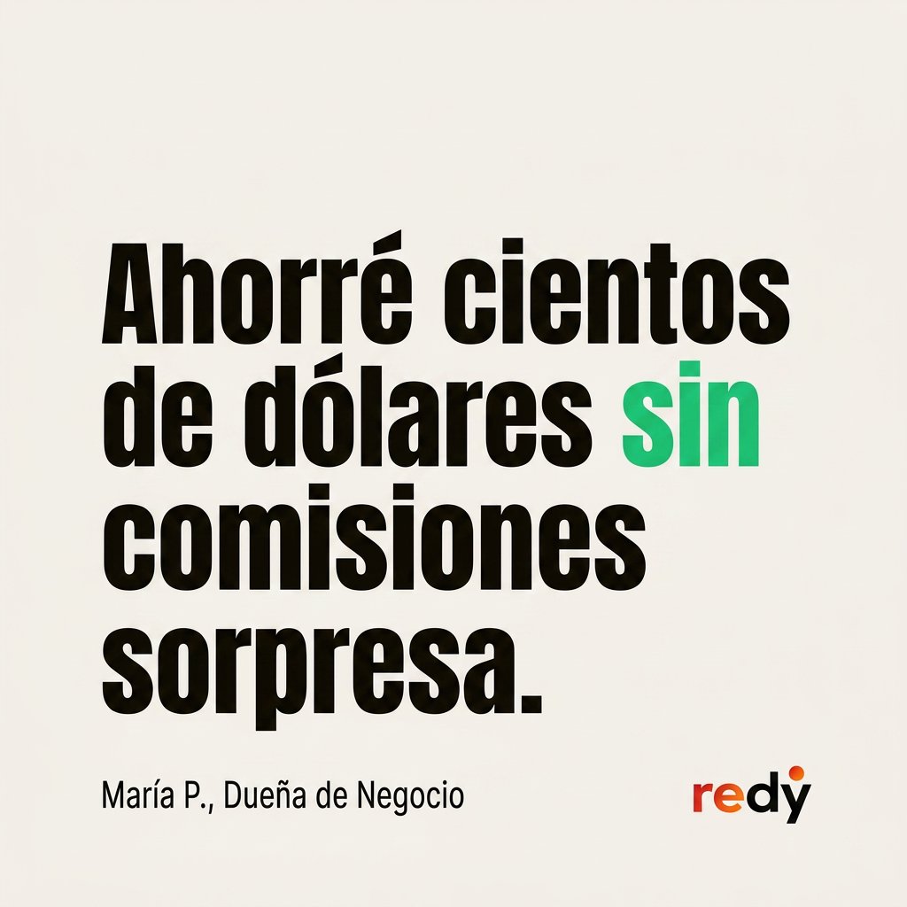 redypos's tweet photo. Menos comisiones, más para tu negocio. María ya ahorró cientos de dólares eliminando los cargos ocultos. ¿Y tú qué esperas para cambiarte? 🚀

#Ahorro #Finanzas #Emprendedores #SinComisiones https://t.co/d8Jy14F4GK