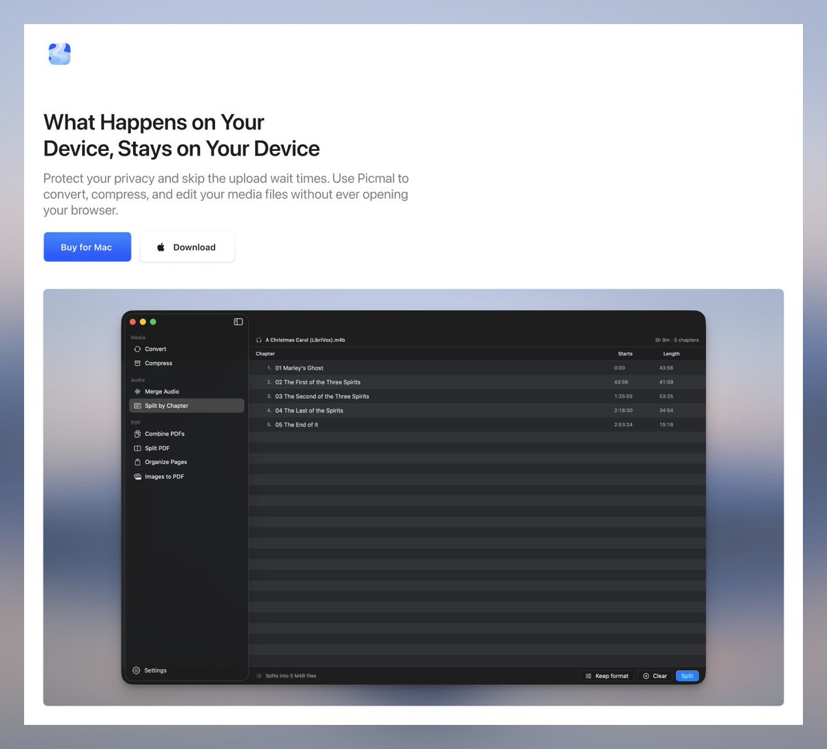 albertogalca's tweet photo. I started @picmalapp a year ago as a simple image converter. Customer feedback kept pushing it to become something bigger.

I keep saying "this is the last feature" but it never is. So I'm redesigning the landing page to match where it's going. https://t.co/50MqJUCIpL