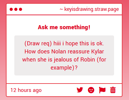 keyleykey22's tweet photo. ---Patience ++Discipline #dolpc Angry Nolan is...something, thank you for the ask! https://t.co/j5J2rWdxuV