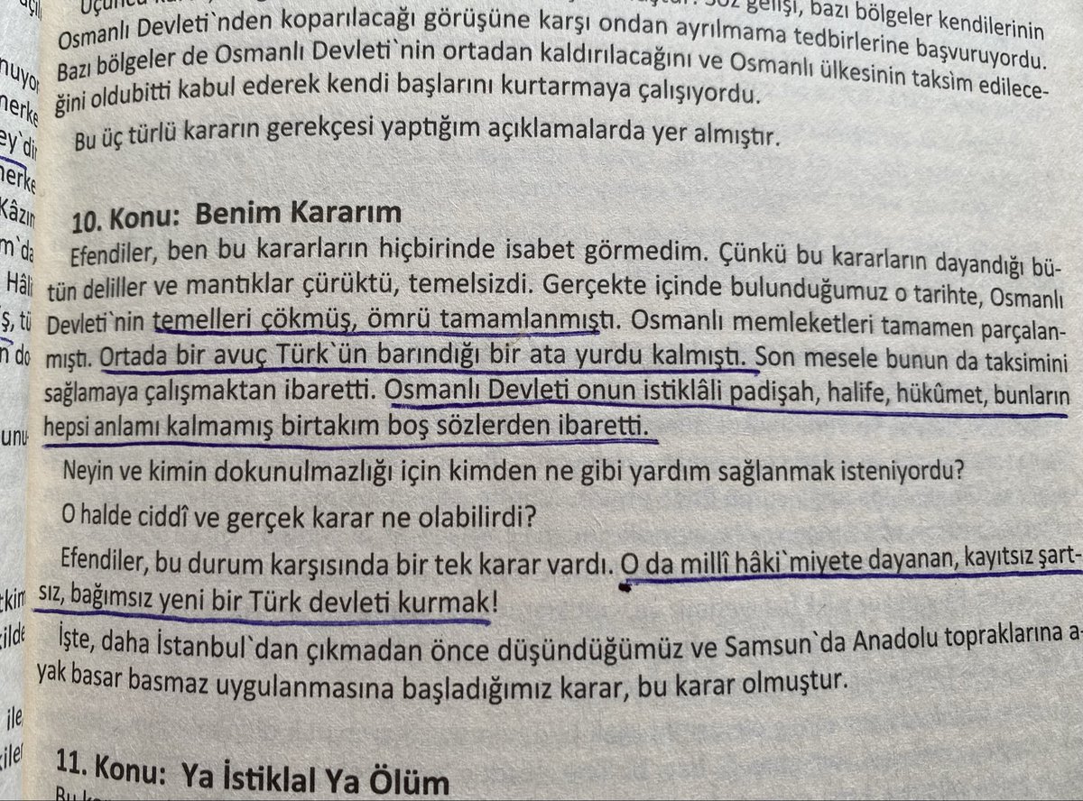 oranlisude's tweet photo. Başucu kitabı olarak nitelendirilen Nutuk bir asırdır anlaşılmayı bekliyor,ne mutlu anlayabilene:)
#KurtuluşSavaşı https://t.co/jBR7ceJf7C