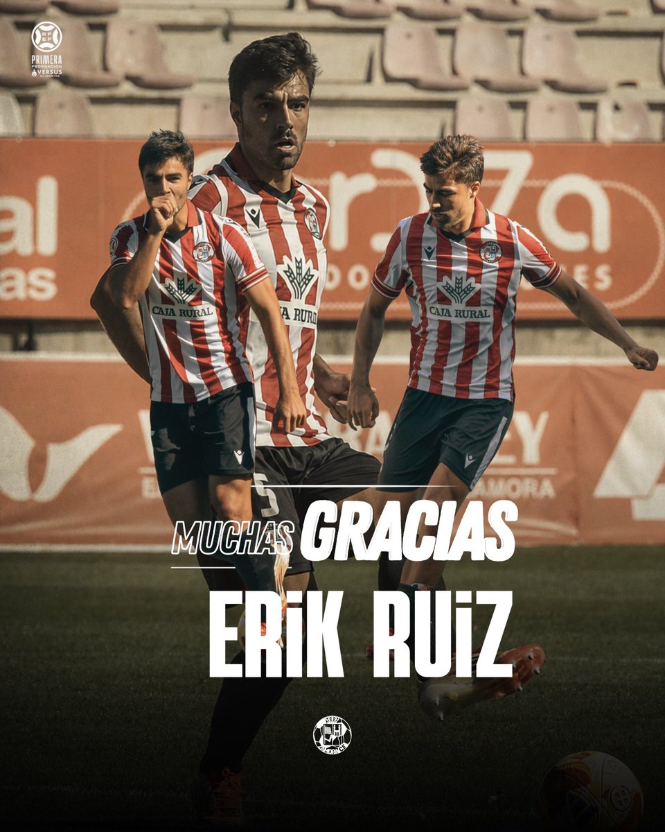 ZCFoficial's tweet photo. BAJA 🚨|

Erik Ruiz deja el ZCF para esta temporada

Gracias por cada batalla, por tu compromiso y por defender este escudo así. Pero, sobre todo, gracias por la persona que has sido dentro de este vestuario y de esta familia🥹🫶🏼

Te deseamos lo mejor “Eriketas”🍀

#VamosMiZamora https://t.co/W2pTe0t062