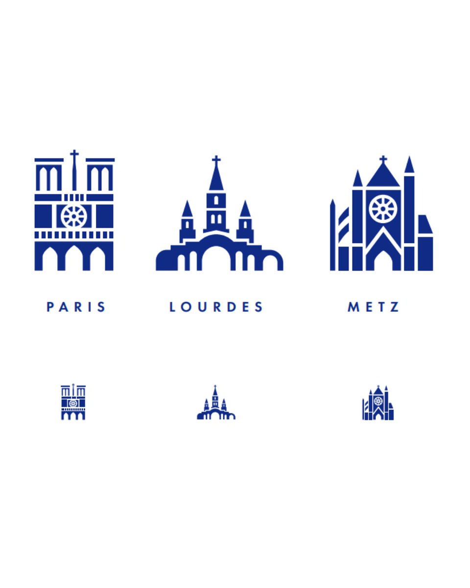 Eglisecatho's tweet photo. À l'occasion du voyage apostolique du #PapeEnFrance du 25 au 28 septembre 2026, la Conférence des évêques de France dévoile aujourd'hui l'univers graphique qui accompagnera cet événement historique. Conçue autour de la devise du voyage, « Pour que le monde ait la vie », cette identité visuelle a vocation à incarner l'esprit de rassemblement et d'unité qui marquera les quatre journées du Pape, à Paris, Lourdes et Metz.