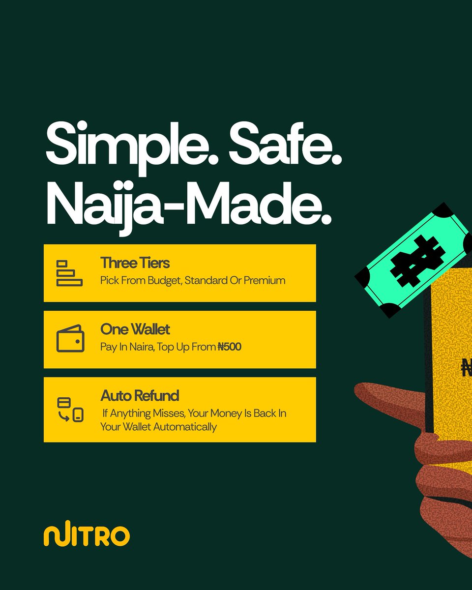 TheNitroNG's tweet photo. Your content was never the problem. 
Your momentum was. 

The Nitro NG fixes it.

Up to ₦3,000 free for new users on first deposit at https://t.co/0O3lvm036c 🇳🇬 https://t.co/EmDZAyQ68x