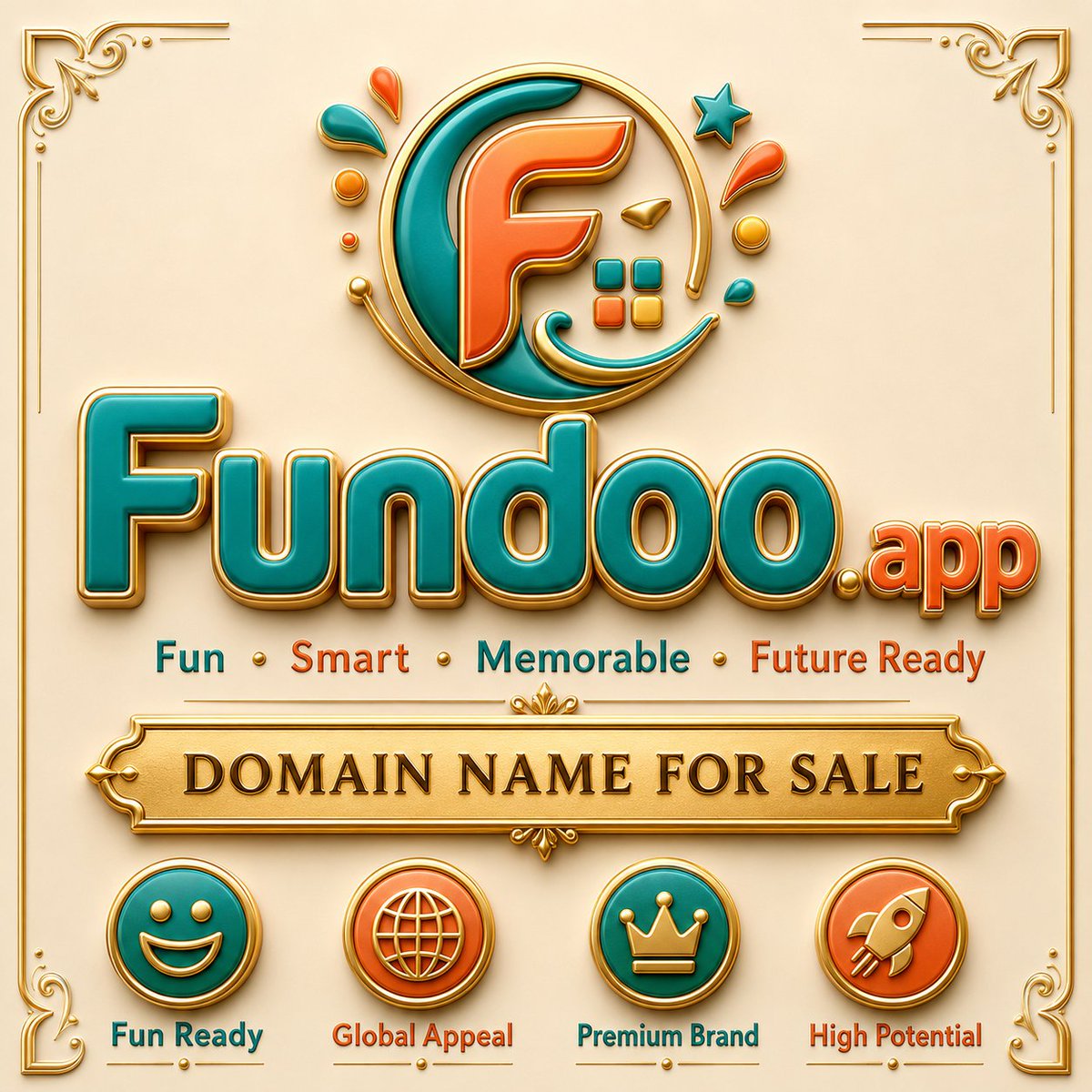 DomainFQ's tweet photo. .
Domain Listed For Sale

https://t.co/80LLG9YoXN

A fun, catchy, and highly brandable name for a gaming app, kids learning platform, quiz product, entertainment community, rewards app, or playful mobile startup.

#Fundoo #Fun #Gaming #Games #Kids #Learning #EdTech #Quiz #Entertainment #Rewards #Play #Community #Social #AI #Creators #Mobile #App #Startup #Platform #Digital #DomainForSale #entrepreneur #Business #Startup  #Startup #Tech  #technology