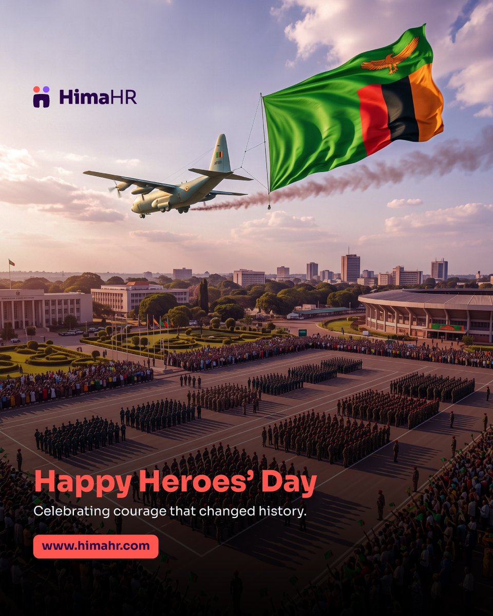 Himahrm's tweet photo. Today, Zambia reflects on the lives of remarkable individuals whose courage helped shape the nation's future.

Heroes' Day is an opportunity to honor their enduring legacy and recognize the lasting impact of their selfless service and unwavering determination. https://t.co/DpojLBqFvU