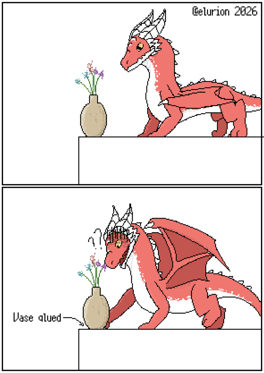 dragonluxes's tweet photo. Confused dragon cat https://t.co/MtnaLMH2rk