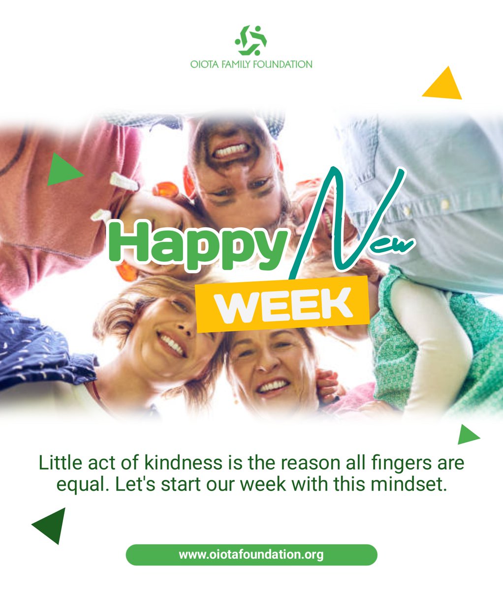 oiotafoundation's tweet photo. Be the reason someone SMILES
Every week is an opportunity to show kindness to someone. This world will become the happiest place to be if only everyone can become selfless.
This is what we stand for as an organization - touching one life at a time! 
Who are you helping this week? https://t.co/8iiABfgs5W