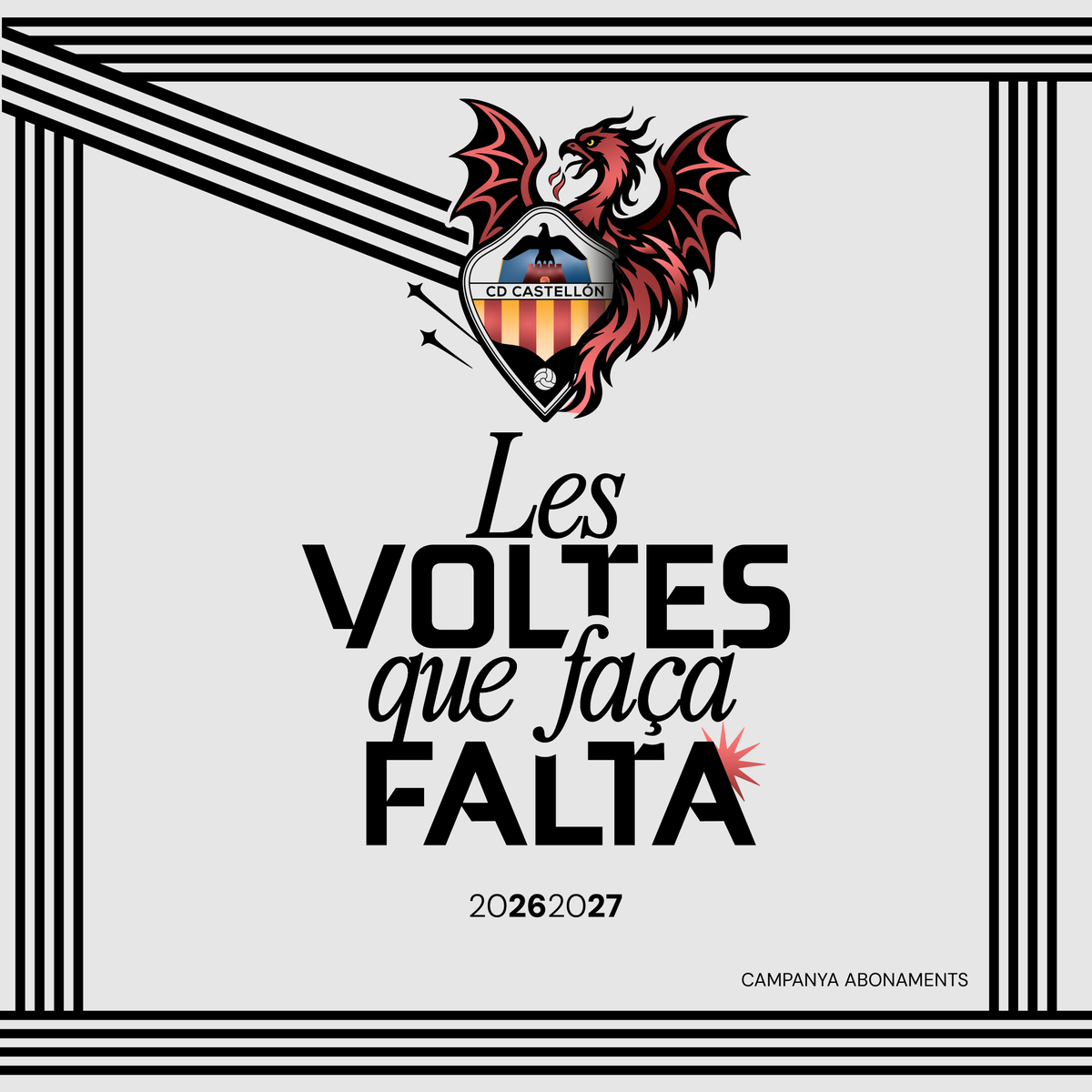 CDCastellon's tweet photo. 💳 Ja pots renovar el teu abonament del @cdcastellon per a la temporada 2026-2027 des de l'Àrea d'Abonats

Vinga, orelluts!

#PPO👂
